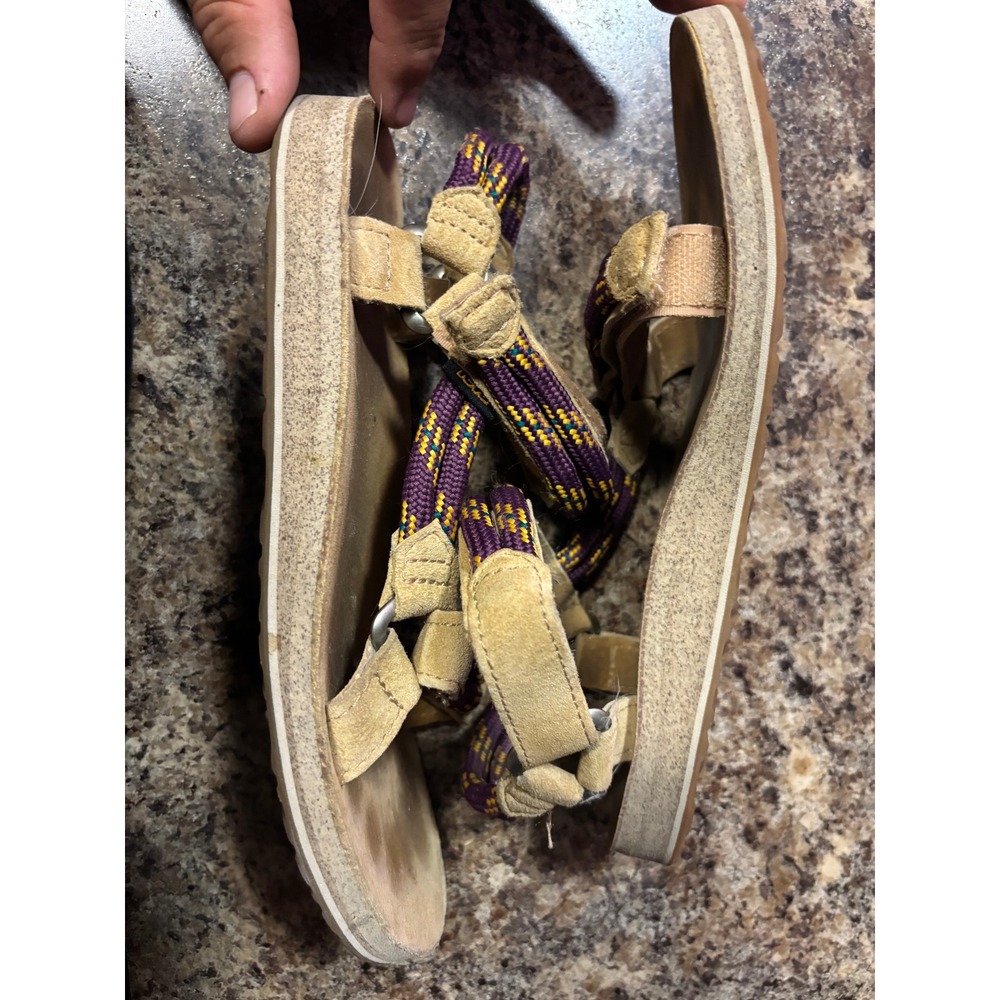 Teva Alp Premier Sandals Womens 8 Purple Cord Suede Strappy Outdoor 1015469 - Picture 11 of 12